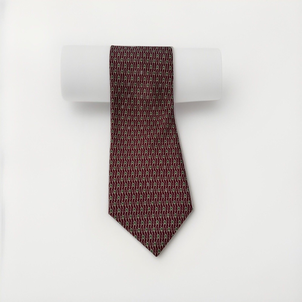 UMO LORENZO ITALY 100% POLYESTER MEN'S NECK‎ TIE 3.75 X 56